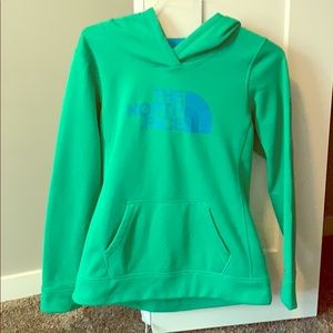 Green North Face Hoodie